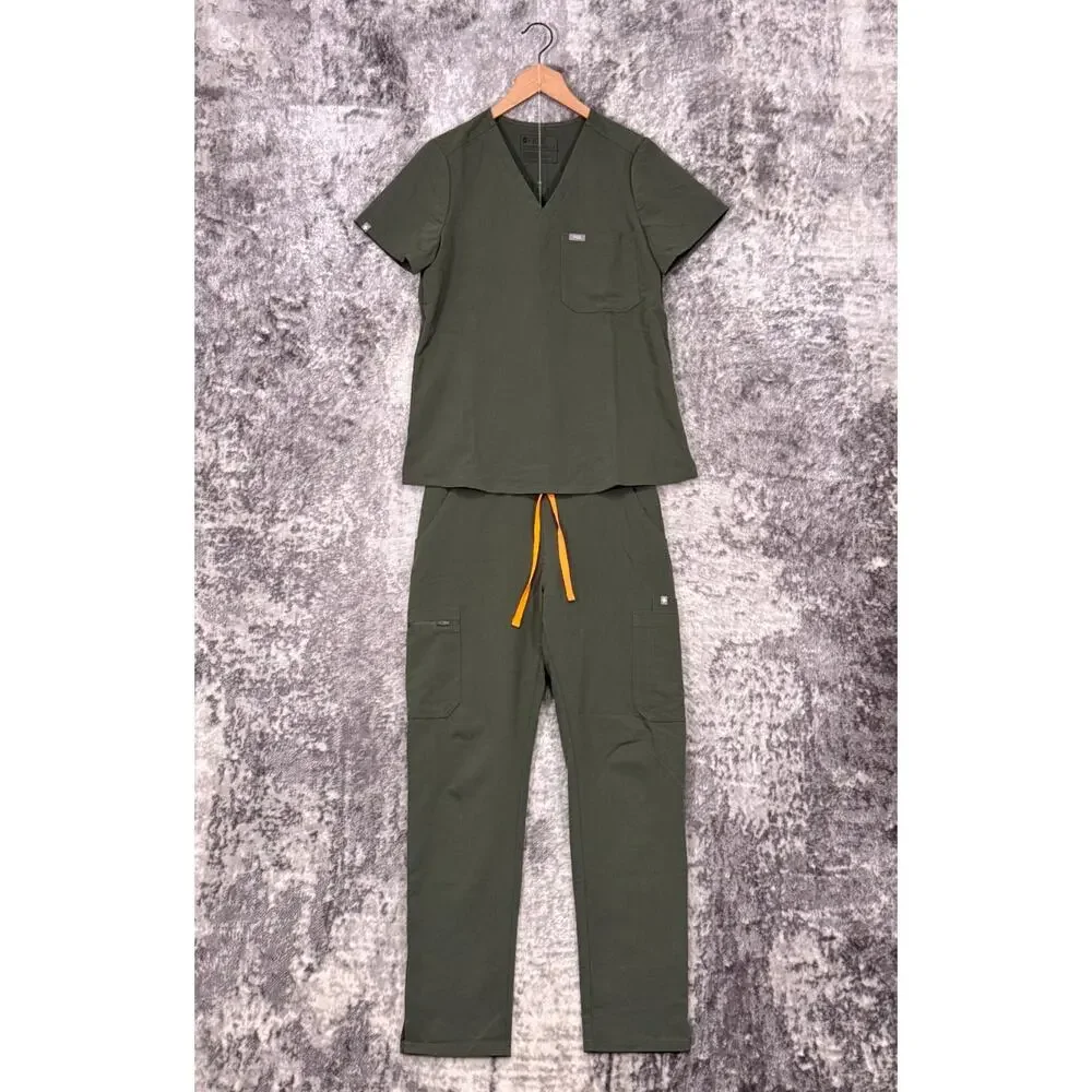 Figs Scrub Set Small Womens Green Catarina Top / Yola Bottoms